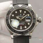 Swiss Quality Copy Rolex Yacht-Master 42 Stainless Steel Oysterflex Watch
